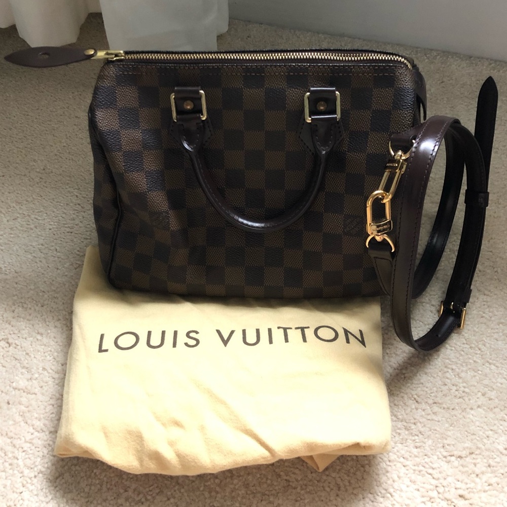 Louis Vuitton Speedy 25 with Strap